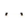 Trio lights Enrico wall light LED black, 3-light sources