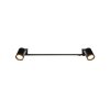 Trio lights Enrico wall light LED black, 3-light sources