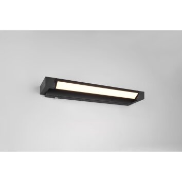 Trio lights Fabrizio wall light LED black, 1-light source