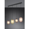 Trio lights Facette pendant light black, 4-light sources