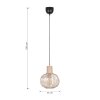 Trio lights GILA pendant light beige, 1-light source