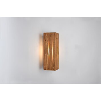 Trio lights Karuni wall light Light wood, 1-light source