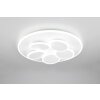 Trio lights Mandala ceiling light LED white, 1-light source, Remote control