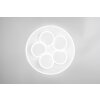 Trio lights Mandala ceiling light LED white, 1-light source, Remote control