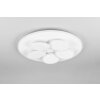 Trio lights Mandala ceiling light LED white, 1-light source, Remote control