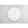 Trio lights Mandala ceiling light LED white, 1-light source, Remote control