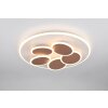 Trio lights Mandala ceiling light LED grey, 1-light source, Remote control