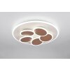 Trio lights Mandala ceiling light LED grey, 1-light source, Remote control