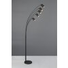 Trio lights Marley floor lamp black, 5-light sources