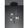 Trio lights Mataro pendant light black, 5-light sources