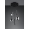 Trio lights Mataro pendant light black, 5-light sources