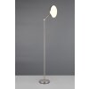 Reality lights Mondello floor lamp LED matt nickel, 1-light source