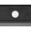 Reality lights Moro wall light LED black, 1-light source, Motion sensor