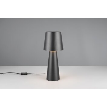 Trio lights Nubian table lamp black, 1-light source