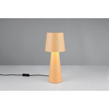 Trio lights Nubian table lamp beige, 1-light source