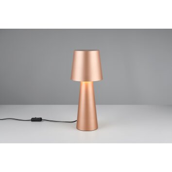 Trio lights Nubian table lamp brown, 1-light source