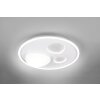 Trio lights Pebble ceiling light LED white, 1-light source, Remote control