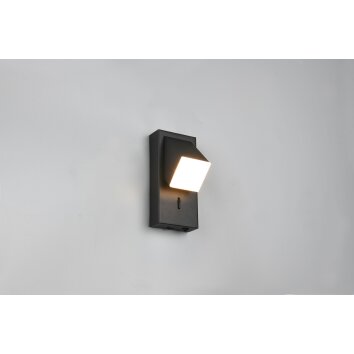 Trio lights Raglan wall light LED black, 1-light source