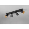 Trio lights Sharp ceiling spotlight black, 4-light sources