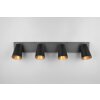 Trio lights Sharp ceiling spotlight black, 4-light sources