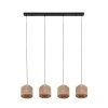 Trio lights SMILLA pendant light black, 4-light sources