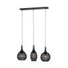 Trio lights SORAYA pendant light black, 3-light sources