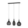 Trio lights SORAYA pendant light black, 3-light sources