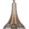 Trio lights SORAYA pendant light antique brass, 1-light source