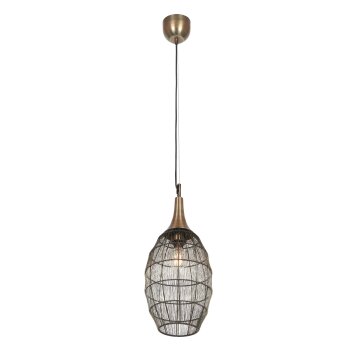 Trio lights SORAYA pendant light antique brass, 1-light source