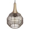 Trio lights SORAYA pendant light antique brass, 1-light source