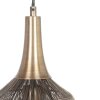 Trio lights SORAYA pendant light antique brass, 1-light source