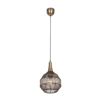 Trio lights SORAYA pendant light antique brass, 1-light source