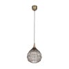 Trio lights SORAYA pendant light antique brass, 1-light source