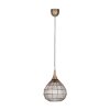 Trio lights SORAYA pendant light antique brass, 1-light source