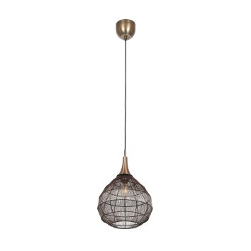 Trio lights SORAYA pendant light antique brass, 1-light source