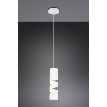 Trio lights Stream pendant light white, 1-light source