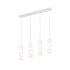 Trio lights Stream pendant light white, 4-light sources