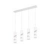 Trio lights Stream pendant light white, 4-light sources