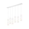 Trio lights Stream pendant light white, 6-light sources