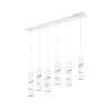 Trio lights Stream pendant light white, 6-light sources