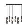 Trio lights Stream pendant light black, 6-light sources