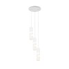 Trio lights Stream pendant light white, 3-light sources