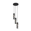 Trio lights Stream pendant light black, 3-light sources