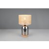 Trio lights Tara table lamp chrome, 1-light source