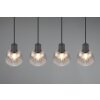 Trio lights Tarifa pendant light black, 4-light sources