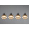 Trio lights Tarifa pendant light black, 4-light sources