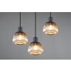 Trio lights Tarifa pendant light black, 3-light sources