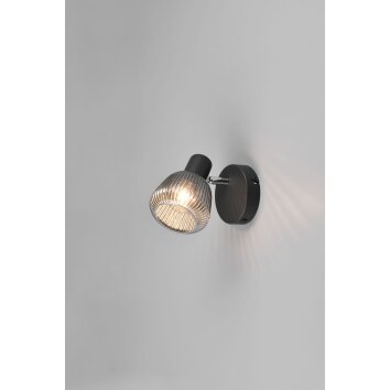 Trio lights Tarifa ceiling spotlight black, 1-light source