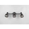 Trio lights Tarifa ceiling spotlight black, 3-light sources