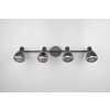 Trio lights Tarifa ceiling spotlight black, 4-light sources